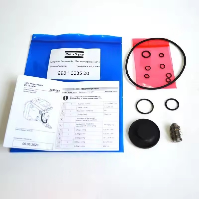 Orijinal 2901063520 Atlas Copco EWD330 Elektronik Tahliye Valfi Solenoid Valf Servisi Bakım Kiti