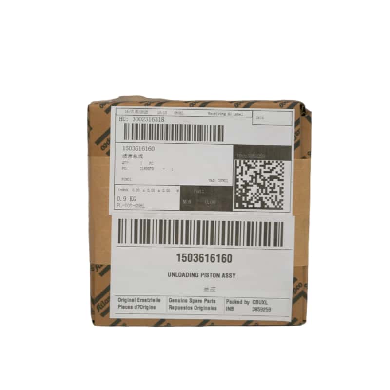 Atlas Copco 1503616160 Piston kompresörleri için boşaltma piston assy