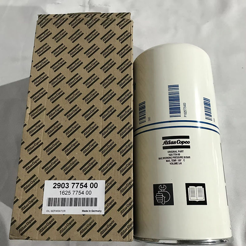 2903775400 = 1625775400 Atlas Copco Vidalı Hava Kompresör Yağ Filtresi Orijinal