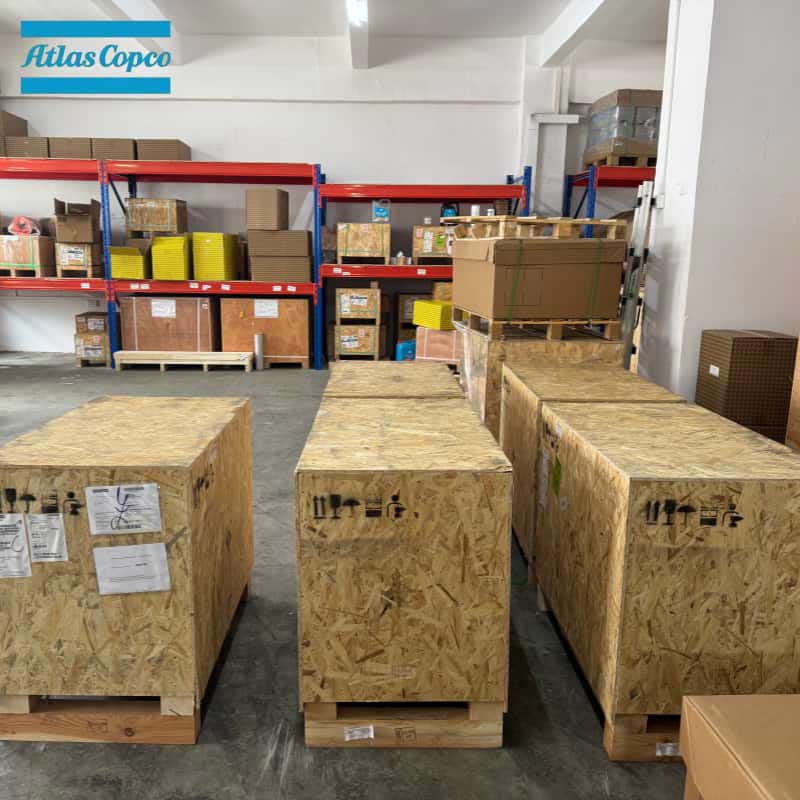Atlas Copco 1616757591 2902022210 Orijinal Hava Ucu Vida Elemanı GA GX Serisi Kompresör Kafası