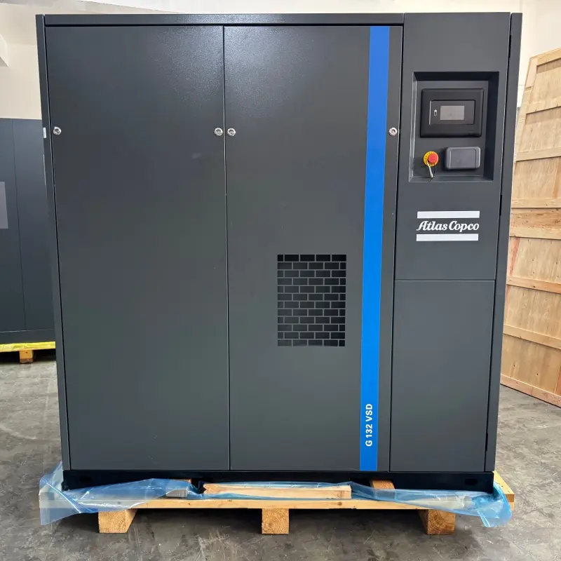 Atlas Copco G132VSD Yağ Enjeksiyonlu Vidalı Kompresör 400V 50HZ Değişken Hızlı Sürücü