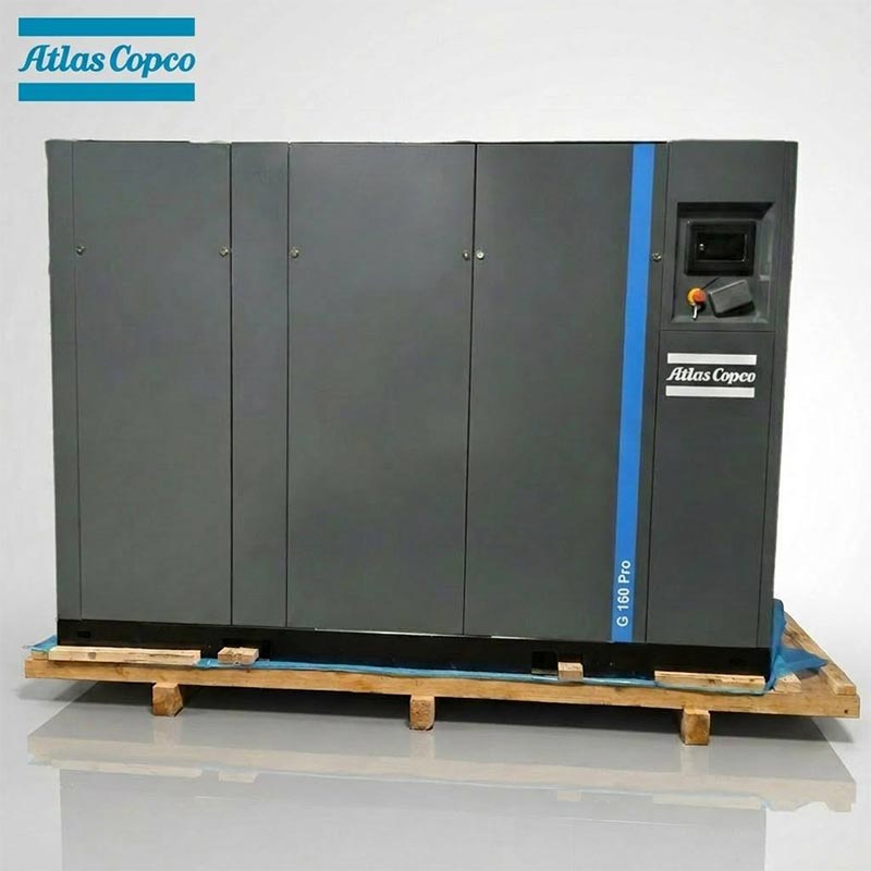 Atlas Copco GA160 Pro 160kW 215HP Yağ Enjeksiyonlu Döner Vidalı Hava Kompresörü 7.5 10Bar 1543CFM
