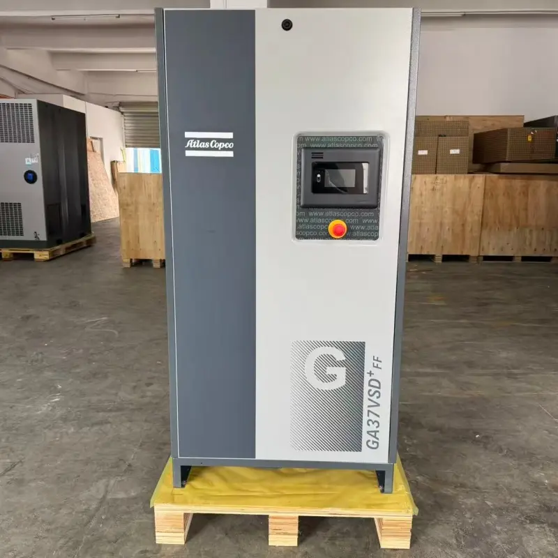 Atlas Copco GA37 VSD+ FF 37kW 50HP Endüstriye Yönelik Yağ Enjeksiyonlu Vidalı Hava Kompresörü
