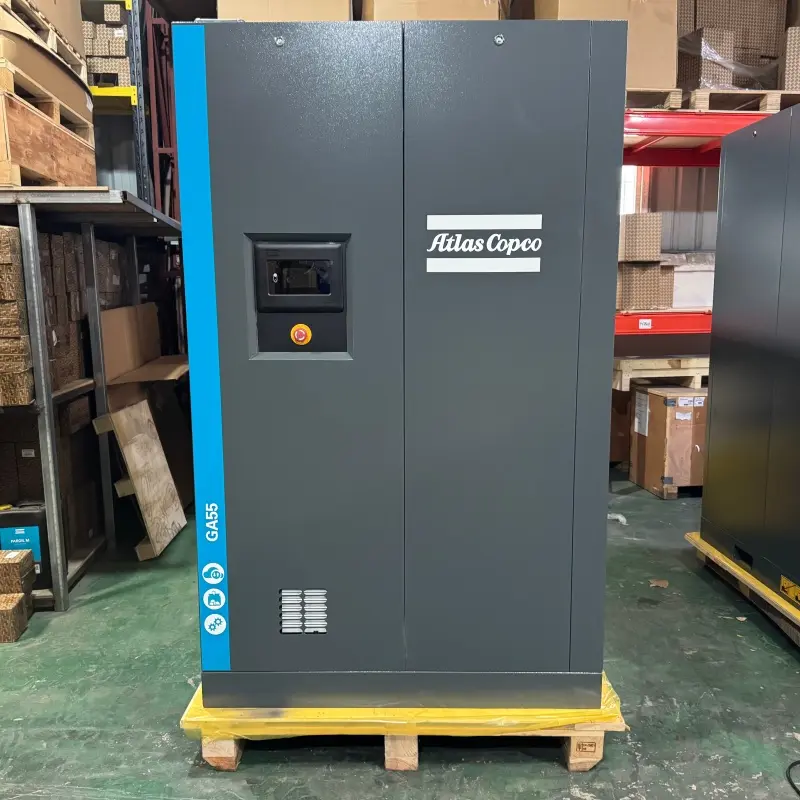 Atlas Copco GA55 55kW 75HP Yağ Enjeksiyonlu Vidalı Hava Kompresörü Orijinal