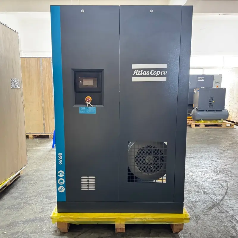 Atlas Copco GA90 90 kW 125 HP Yağ Enjeksiyonlu Döner Vidalı Kompresör Orijinal