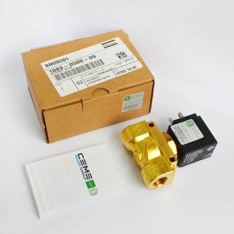 Endüstriyel kompresörler için Atlas Copco Inverter Solenoid Valf GA37VSD Metal Model 1089058009