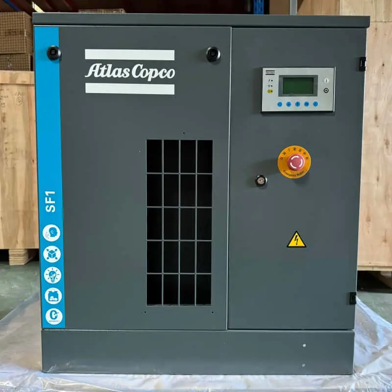 Atlas Copco SF1 Yağsız Scroll Hava Kompresörü 15 kW 2HP Sınıf 0 Sertifikalı Orijinal