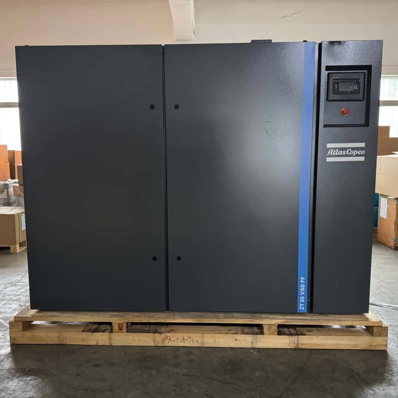 Atlas Copco ZT55 VSD FF | İlaç Gıda Endüstrisi Sınıf 0 için Yağsız Hava Kompresörü 55kW